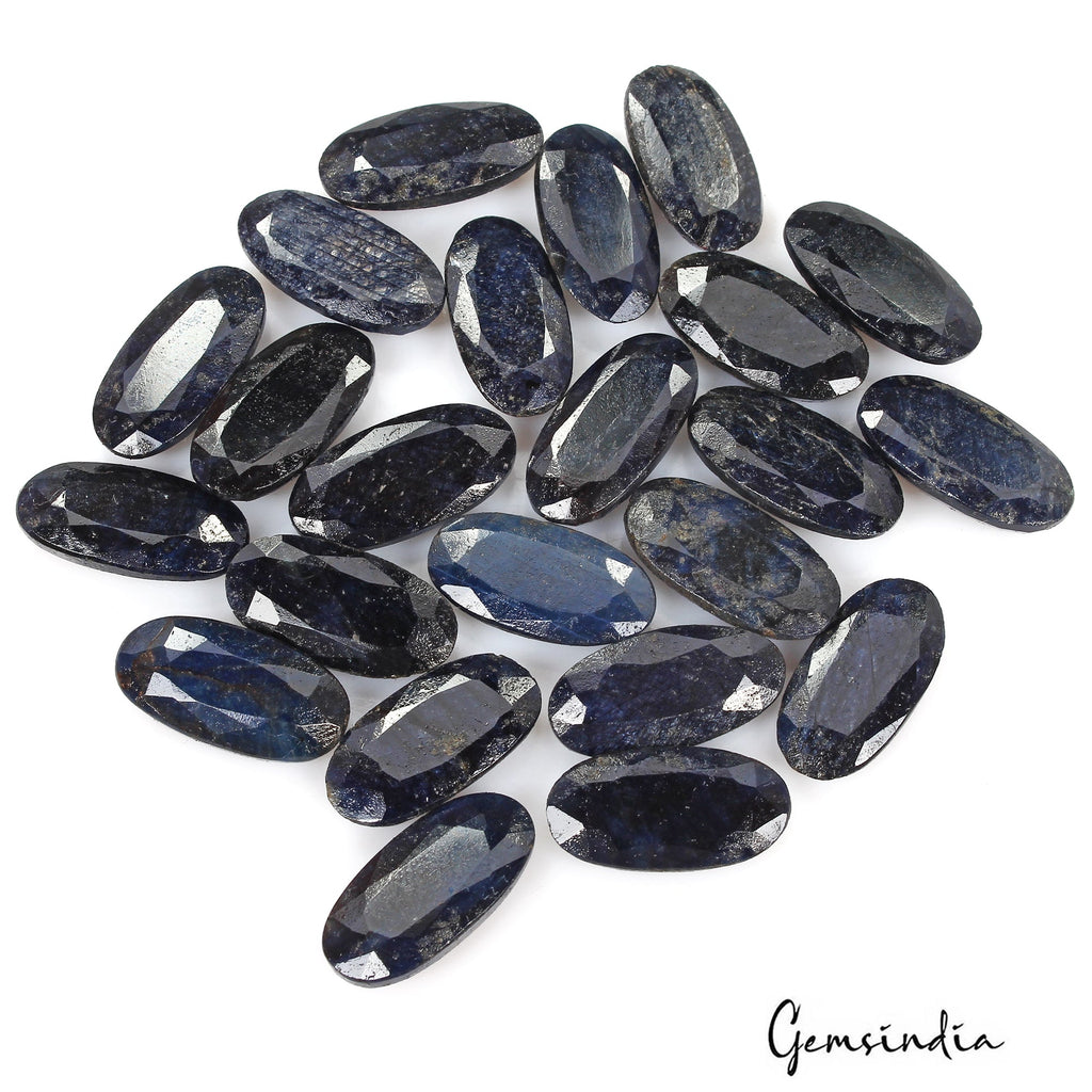 Certified 254 Cts/23 Pcs Natural Blue Sapphire Oval Calibrated 19x10mm Gems Lot