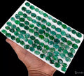 100 Pcs Natural Colombian Emerald Green Oval Cut Loose 13mm-19mm Certified Gems