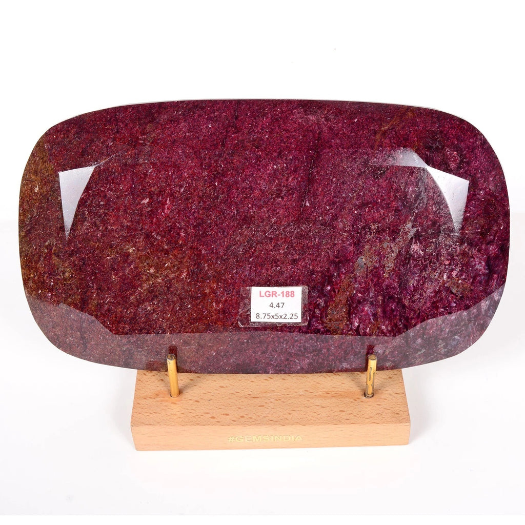 Ruby Loose Gemstone, Oval Cut, Color Enhanced — 8.75x5x2.25 Inches, 22350 Ct (4.47 Kg), Madagascar