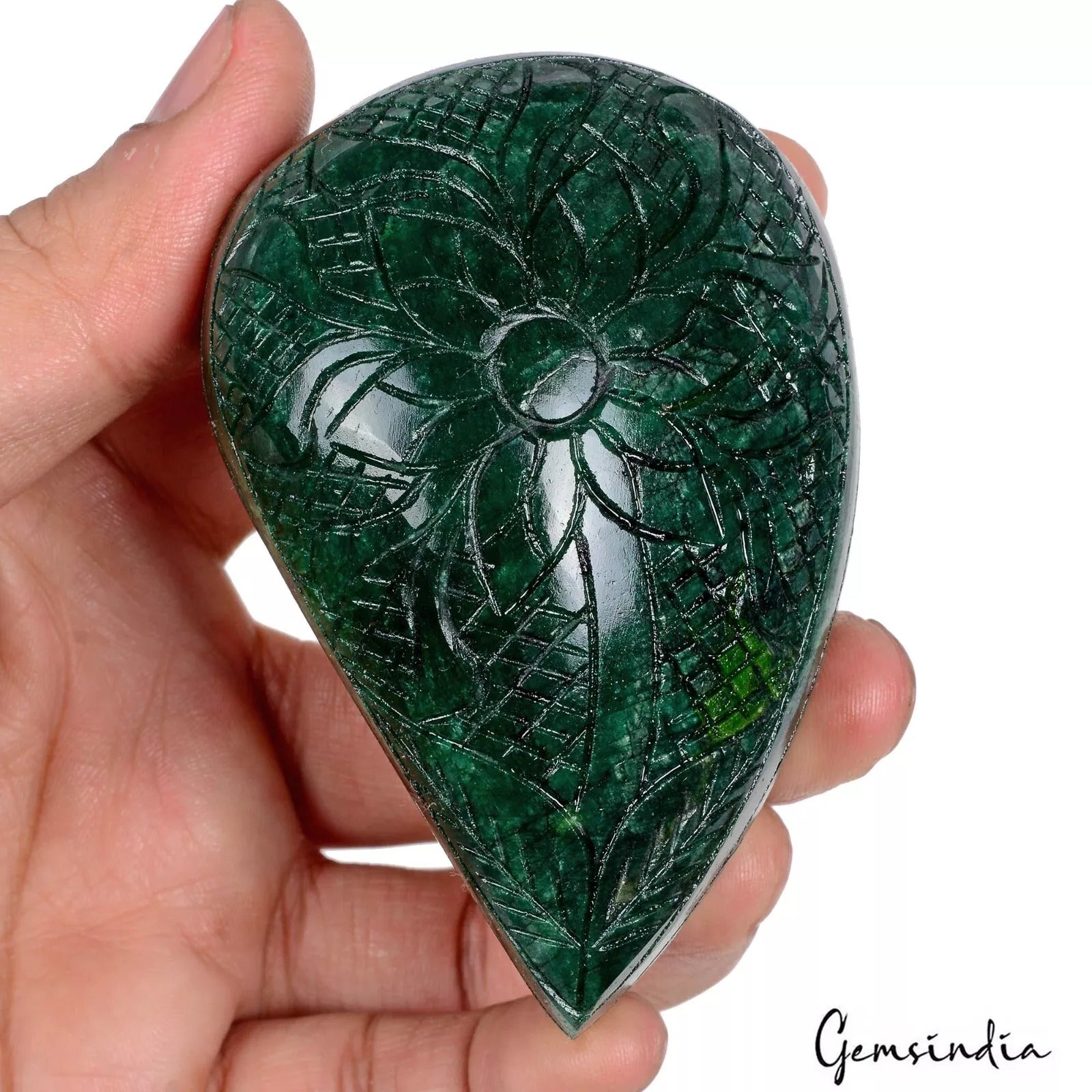 1260 Ct Natural Zambian Emerald Fancy Carving Earth Mined Huge Size Loose Gems