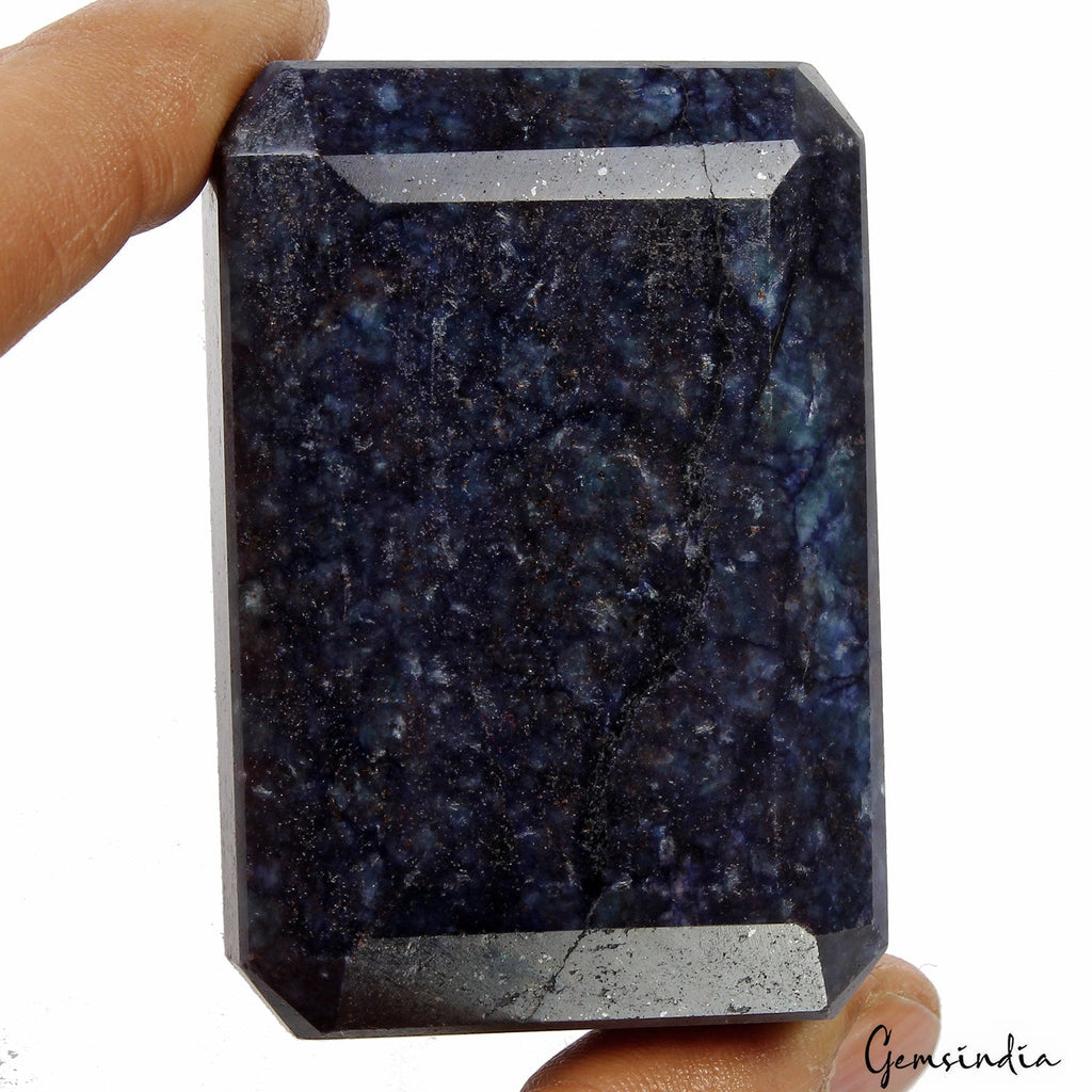 1730 Ct Natural Blue Sapphire Octagon Cut Faceted Earth Mined Huge Size Gemstone