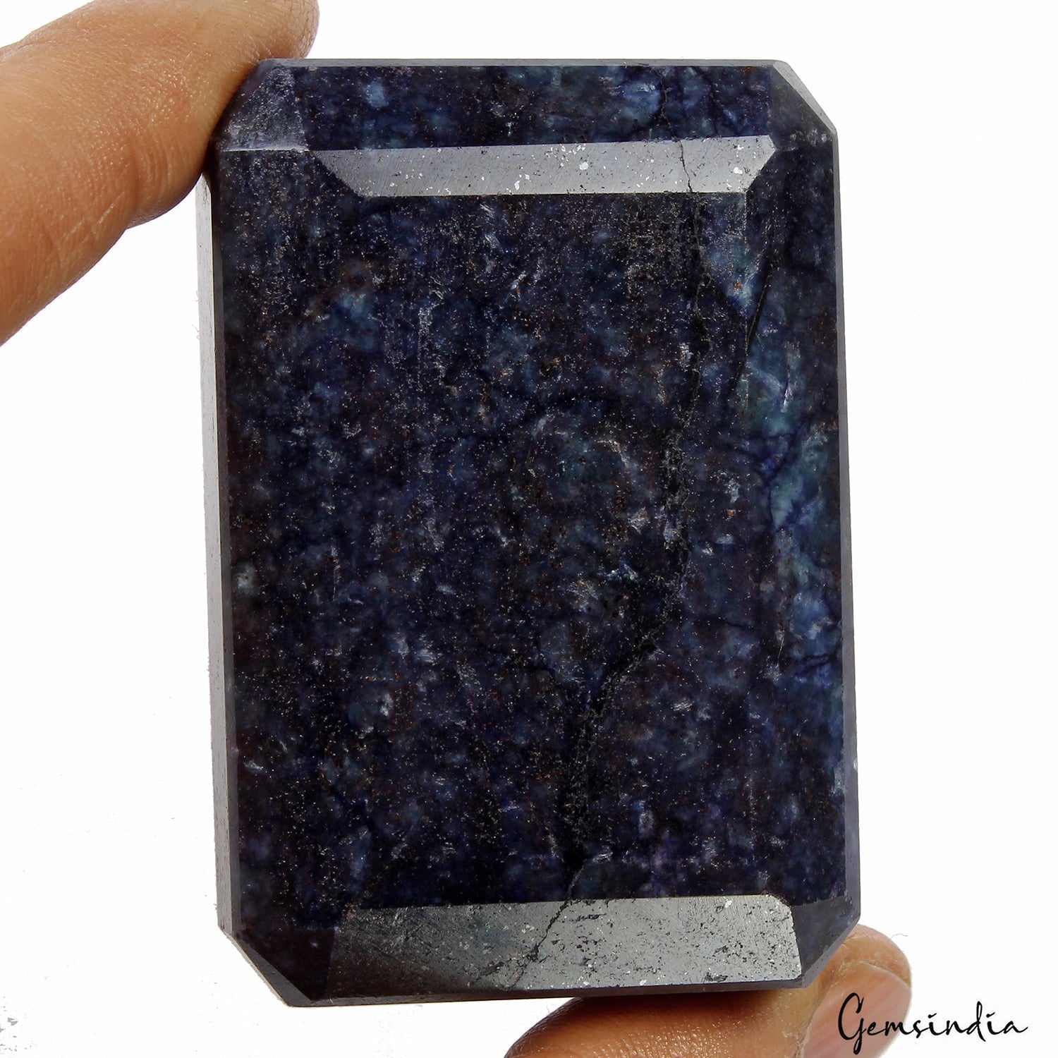 1730 Ct Natural Blue Sapphire Octagon Cut Faceted Earth Mined Huge Size Gemstone