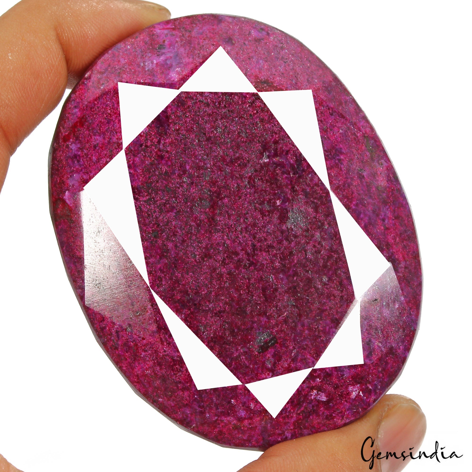 1660 Cts Natural African Red Ruby Oval Faceted Earth mined Huge Size Loose Gem