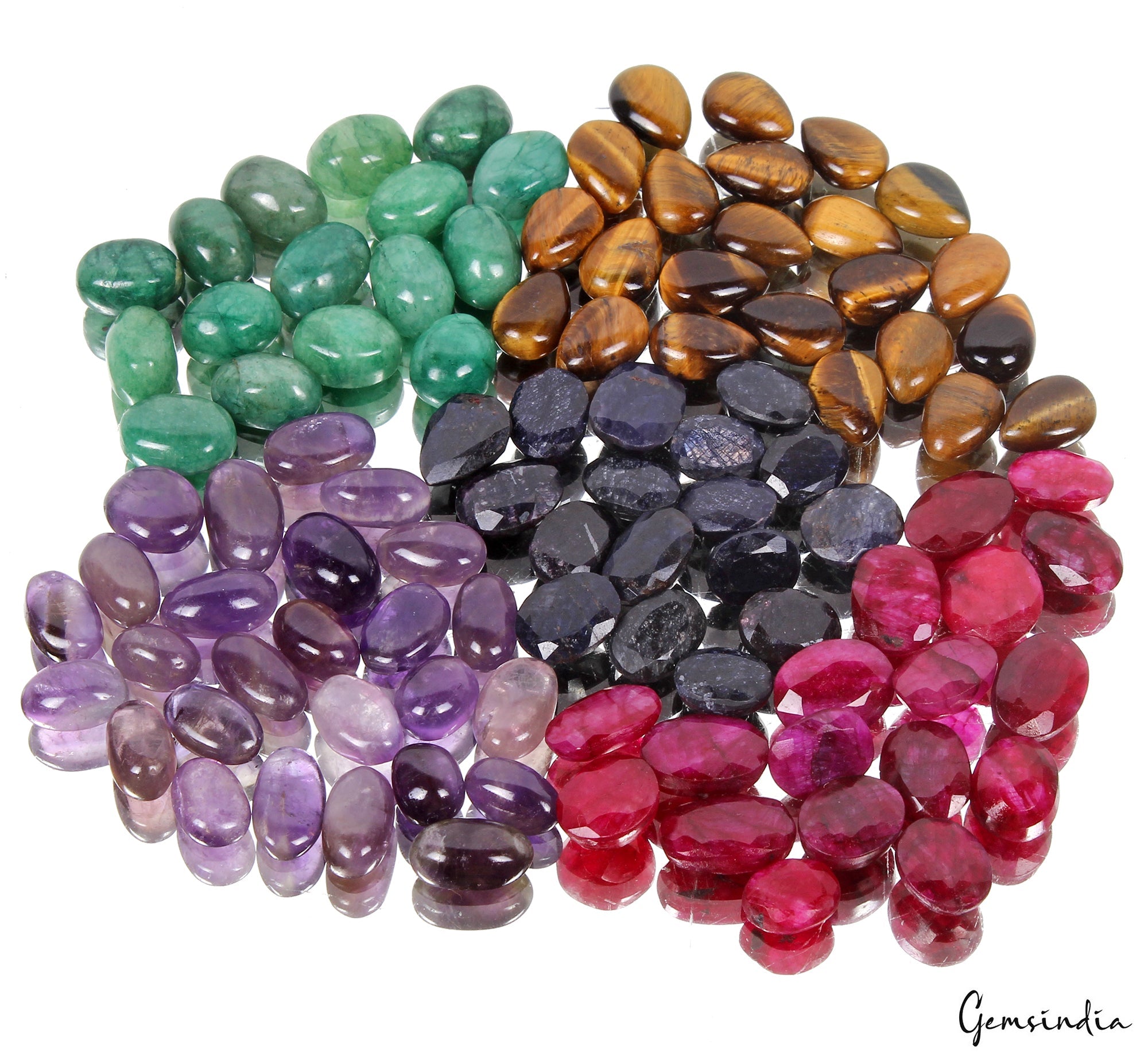 500 Ct Natural Multicolor Multi Gemstone Mix Lot Loose Gems For Making Jewelry