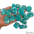 Turquoise Lot, Cabochon, Blue — 17 Pieces, 38mm to 58mm, 1700 Ct