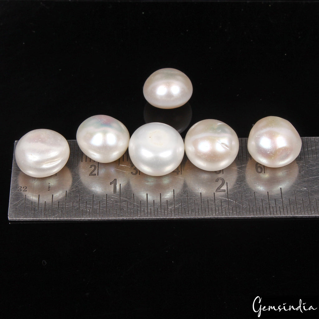 12-13mm Freshwater Pearl Untreated Loose Potato Shape jewelry Gemstones~ 73.40Ct