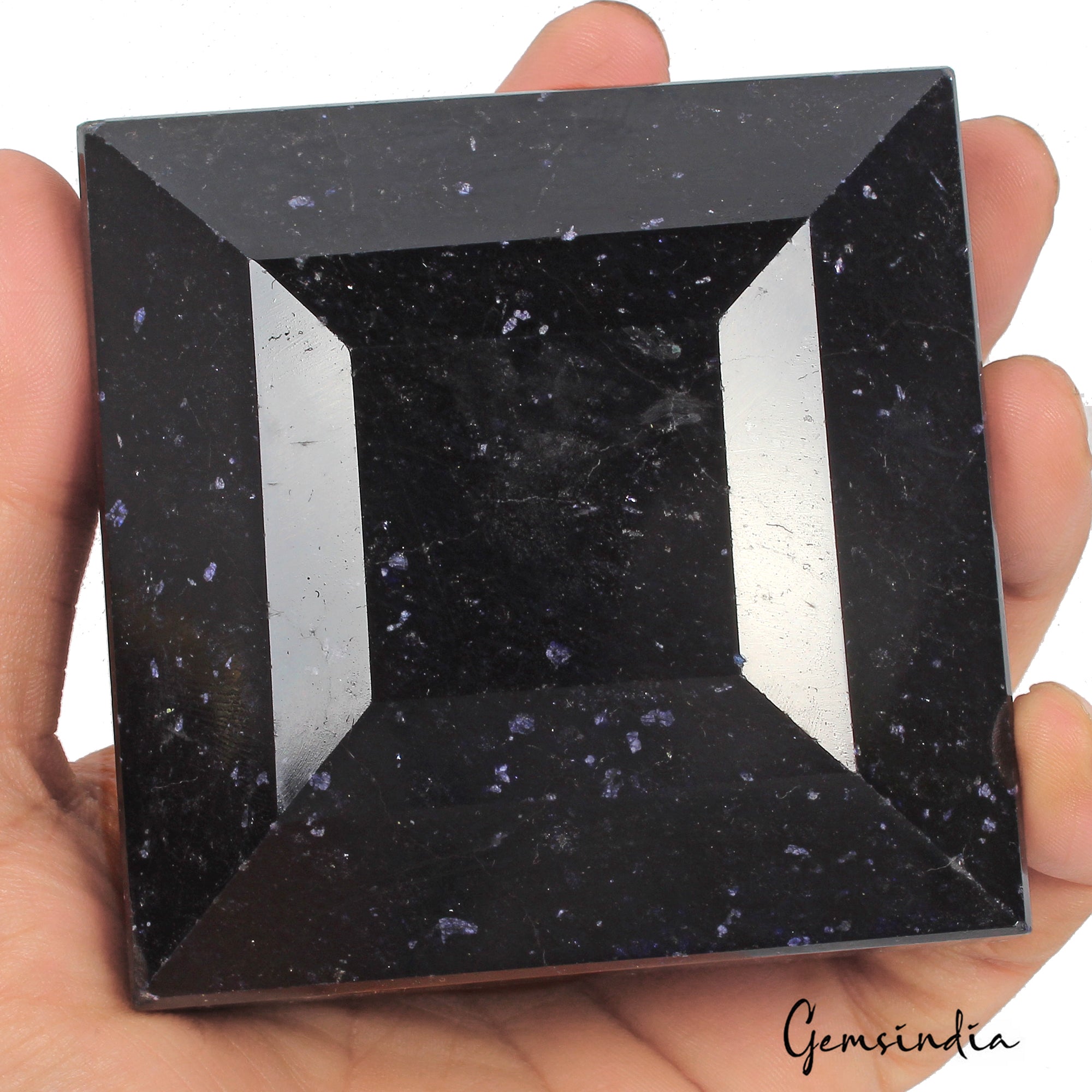 Large 4250 Ct Natural Blue Sapphire Square Cut Faceted Earth Mined Loose Gems