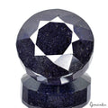 1800Ct Natural Dark Blue Sapphire Round Cut Huge Earth Mined Madagascar Gemstone