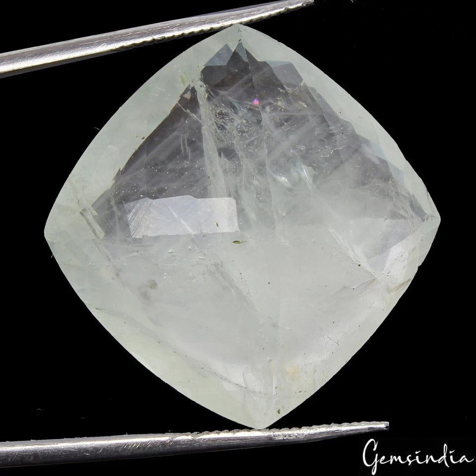 Aquamarine Loose Gemstone, Untreated — 22x22x12 mm, 38.70 Ct