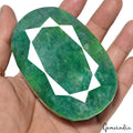 1800 Ct Natural Brazilian Green Emerald Oval Faceted Earth Mined Huge Loose Gem