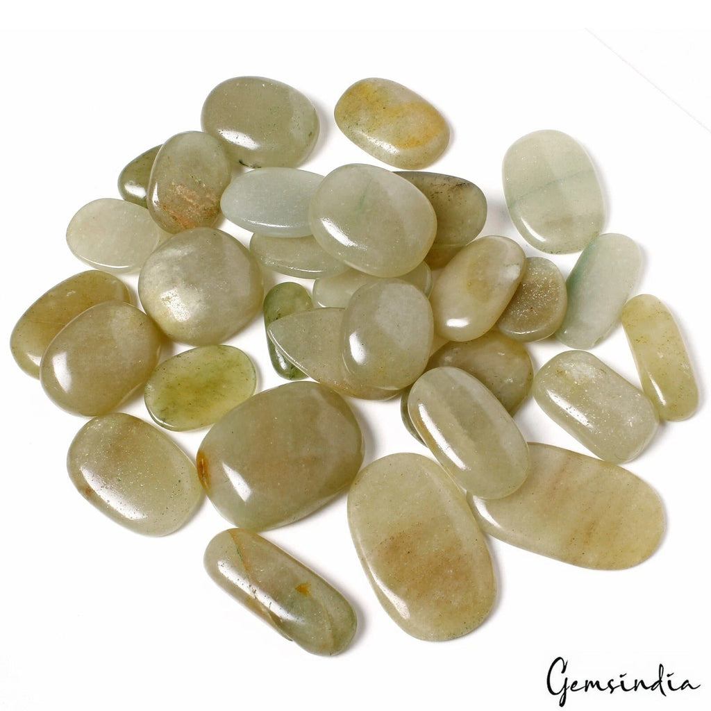 4000 Cts Natural Untreated Yellow Green Aventurine Oval Cab Pendant Size Gems