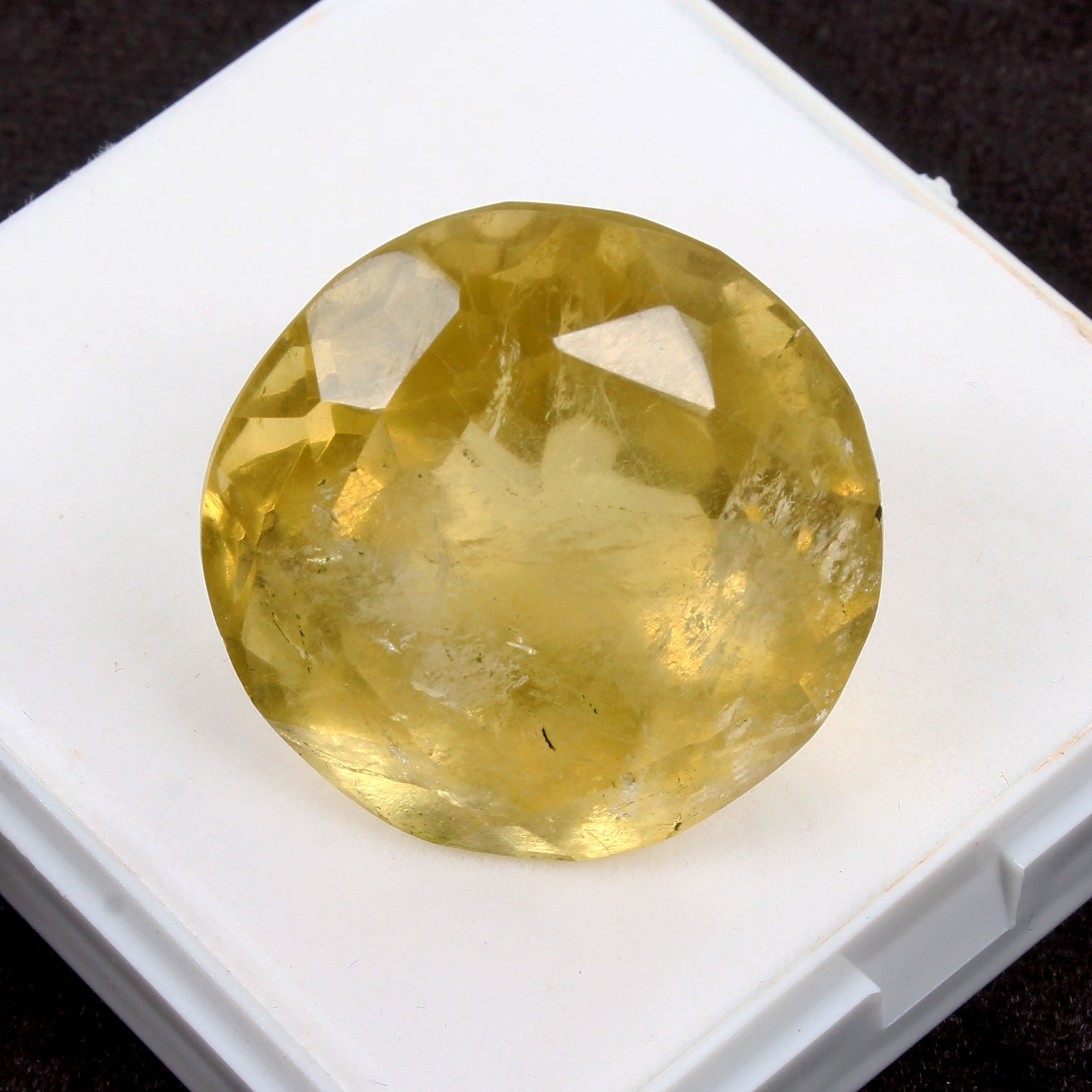 Certified 120 Ct Natural Brazilian Untreated Lemon Quartz Citrine Round Cut Gems