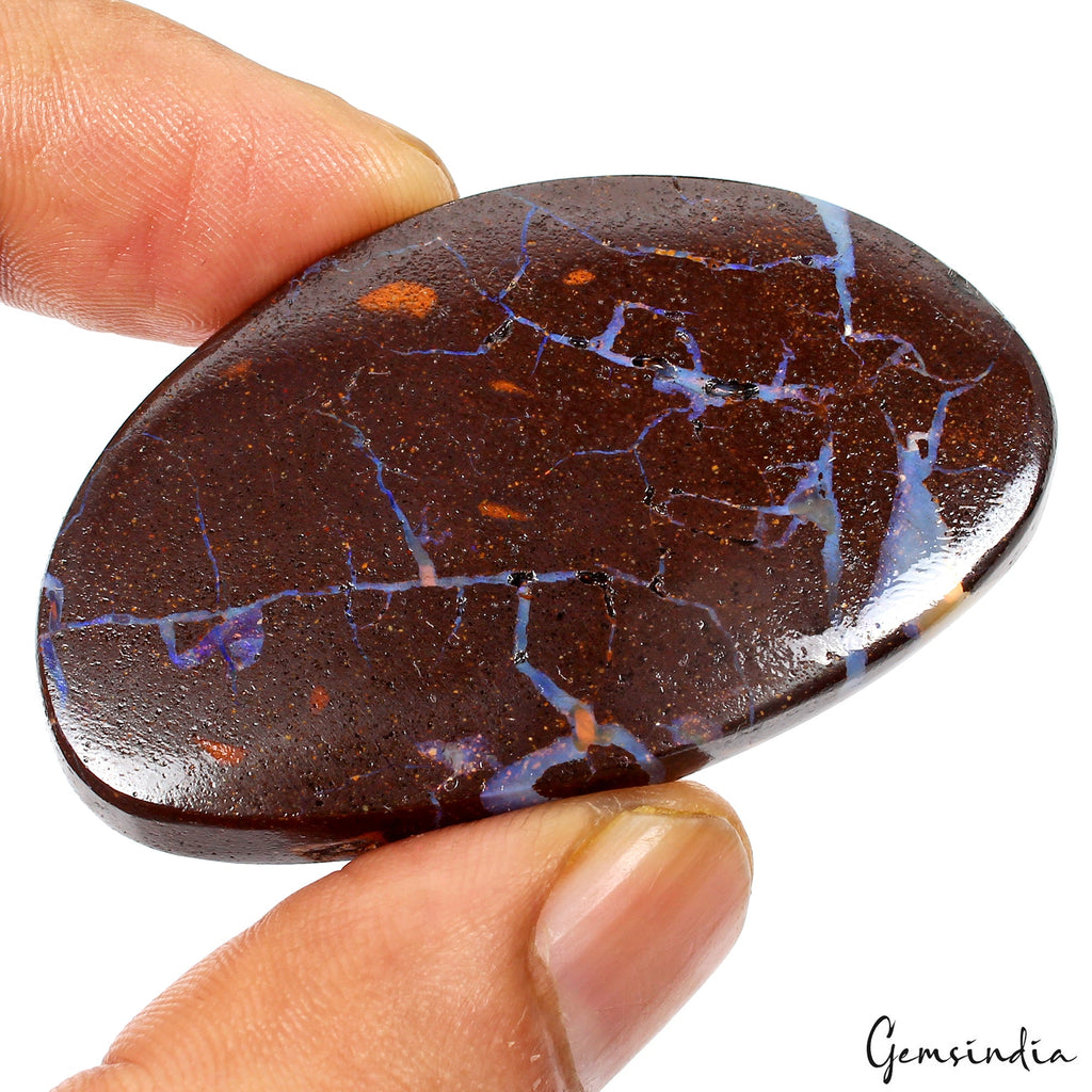 113.80 Ct Natural Boulder Opal Freeform Cab Huge Gemstone From Winton Queensland