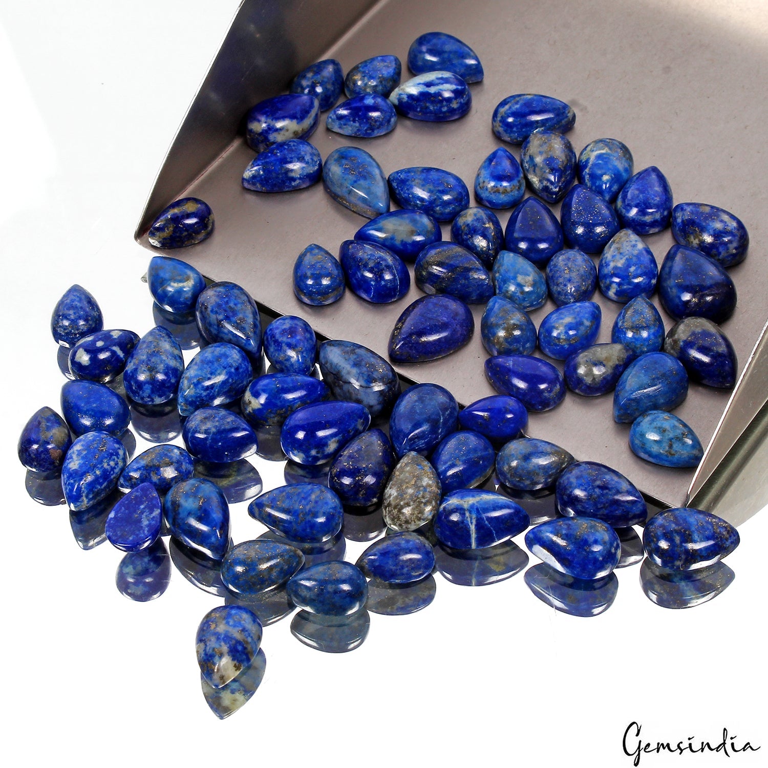 230.00 Ct Natural Blue Lapis Lazuli Mix Cabochon Loose Wholesale Gems Lot 68 Pc