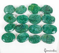 620Cts/16 Pcs Natural Brazilian Green Emerald Oval Cut Wholesale Loose Gems Lot