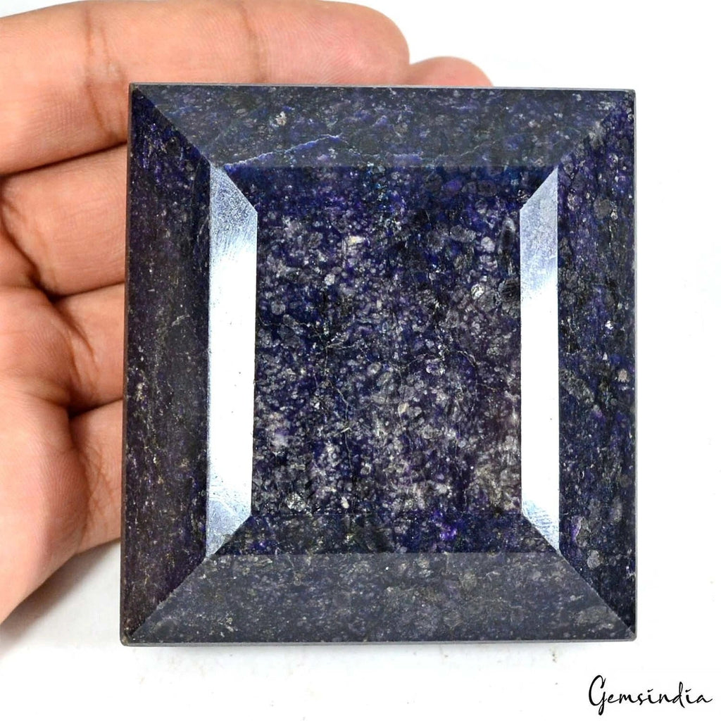 2520 Ct Natural Blue Sapphire Rectangular Cut Rare Museum Size Loose Gemstone