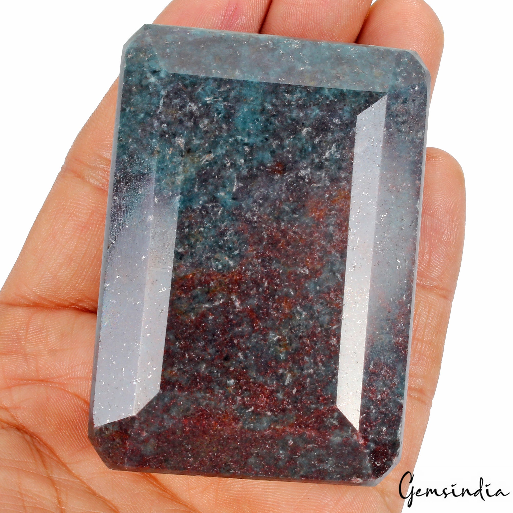 1900Ct Natural Ruby Kyanite Octagon Faceted Earth Mined Loose Untreated Gemstone