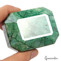 1950 Ct Natural Green Brazilian Emerald Octagon Faceted Earth Mined Loose Gems