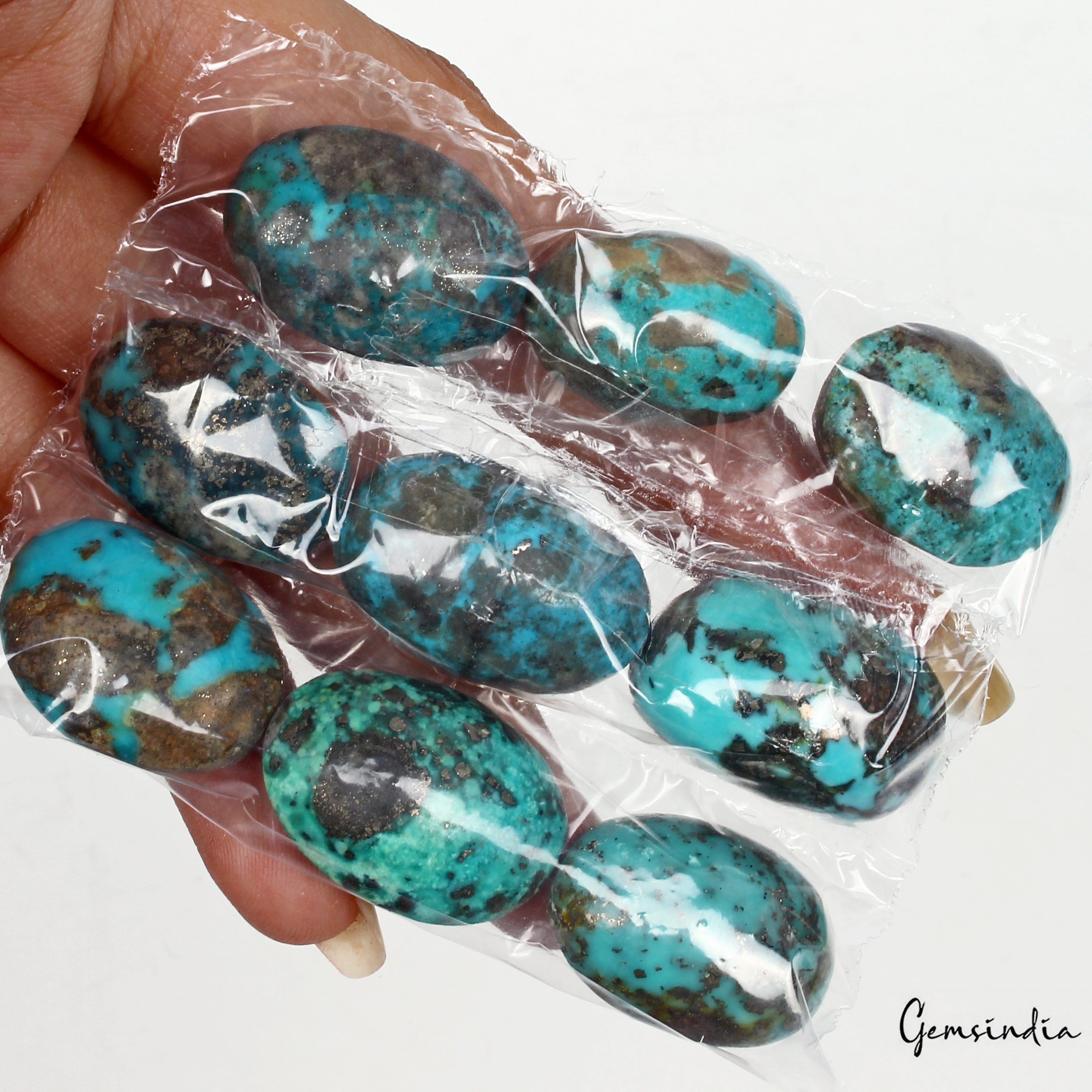 9 Persian Turquoise Neyshabur Cabochon Lot Not Stabilized, %100 Natural 22-24mm