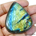 Certified 205.80 Ct Natural Untreated Spectrolite Labradorite Pear Cab Loose Gem