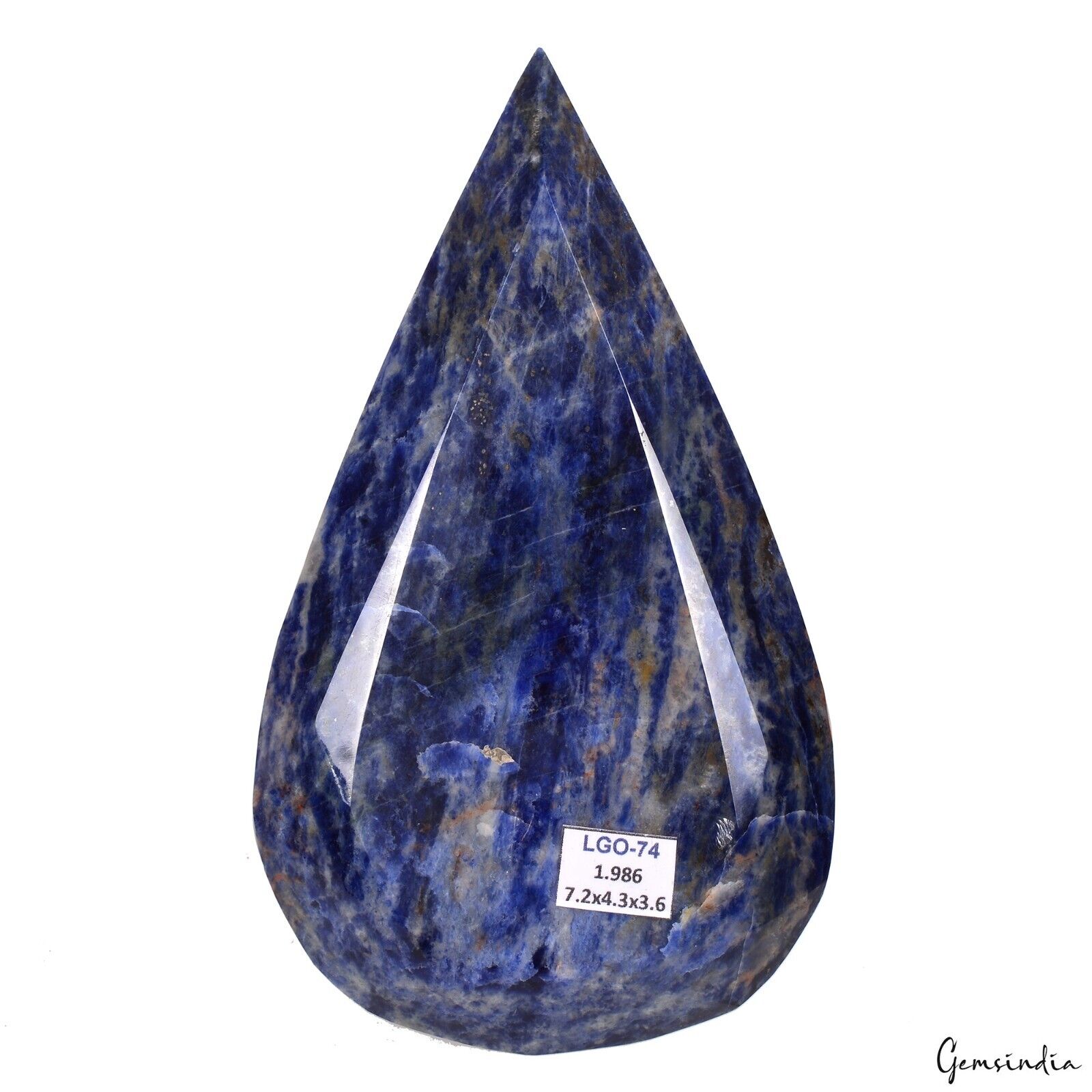 Sodalite Loose Gemstone, Blue — 7.2", 1.9 Kg