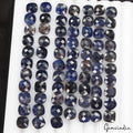Natural Blue Sapphire Square Cushion Cut Loose Gemstone Lot 73 Pc 7mm/ 153.30 Ct