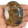 Certified Huge 790 Cts Natural Untreated Brown Blue Sapphire Oval Cut Loose Gem