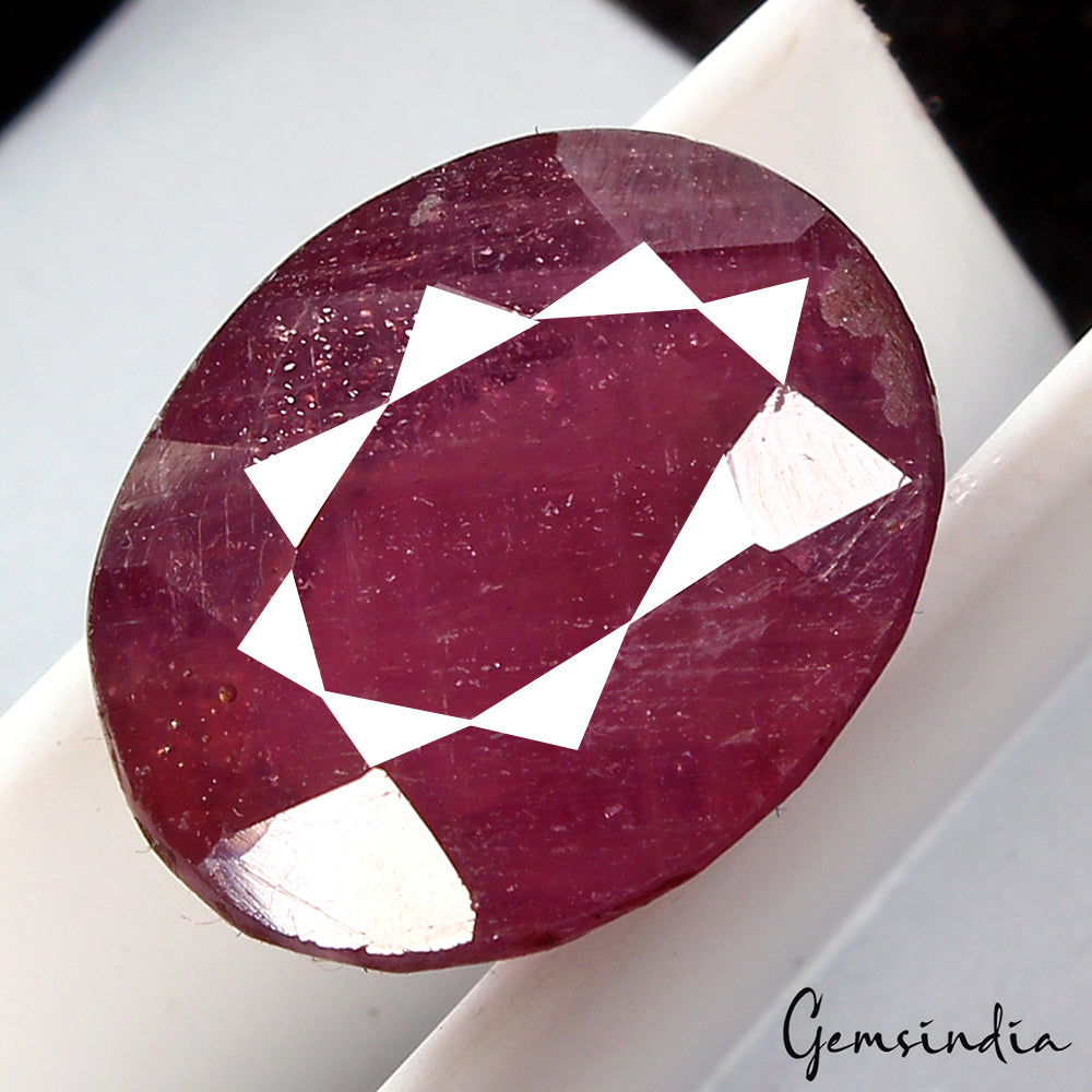 10.00 Ct.Museum Gem! Natural Top Red Pink Normal Heated Ruby Mozambique Gemstone