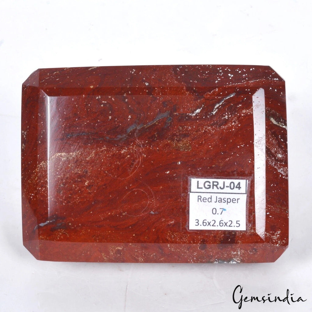 RARE 700 Gram Natural HUGE Red Jasper Museum Grade Octagon Cut Loose Gemston