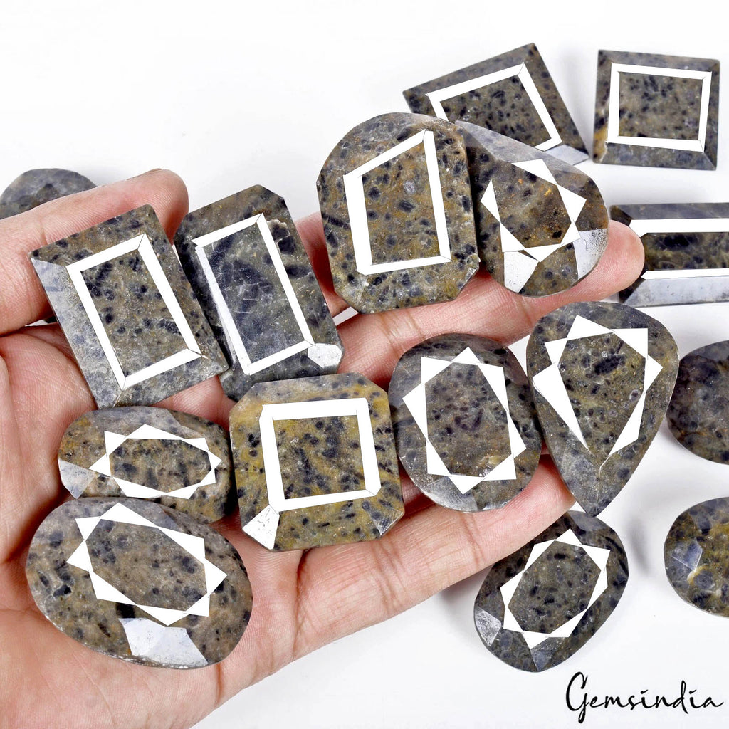 2100 Cts Natural Sapphire w/ Black Spots Loose Untreated Gemstones Lot ~ 16 Pcs