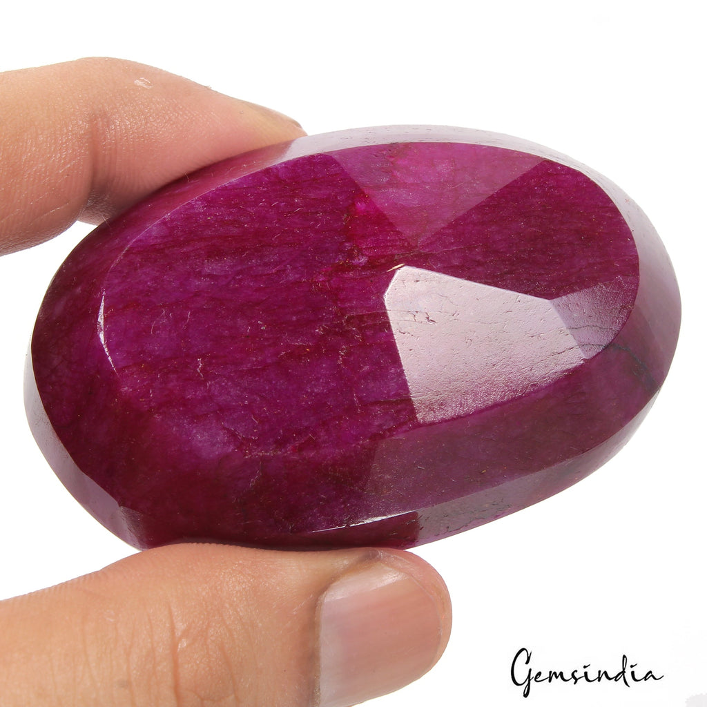 Natural Pink Red Beryl Bixbite Oval Cut Faceted Earth Mined Huge 550 Ct Gemstone
