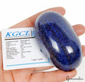 Natural Lapis Lazuli 82x48mm Oval Cabochon Loose Huge Gemstone 1345Ct Certified