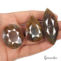740 Ct Natural Brown Blue Sapphire Loose Untreated Mix Cut Gemstones Lot ~ 3 Pcs