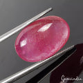 Ruby Cabochon, Oval Cabochon, Heated — 16x10x5 mm, 9.20 Ct, Mozambique