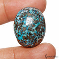 Persian Turquoise Neyshabur Oval Shape Cab Not Stabilized, %100 Natural~71.20 Ct