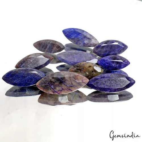 African Blue Sapphire Lot, Loose Gemstone — 10 Pieces, 22mm To 34mm, 265.30 Ct, Africa