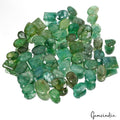 Certified 300 Ct/51 Pcs Natural Green Colombian Emerald Mix Cut Gems For Jewelry