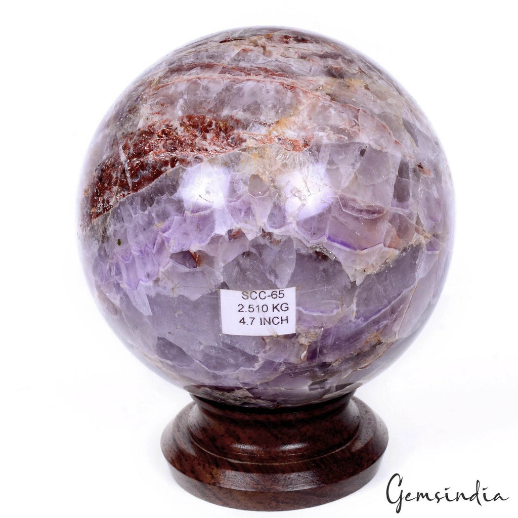 2.5 Kg Natural Untreated Amethyst Crystal Quartz Healing Mineral Huge Gem Sphere