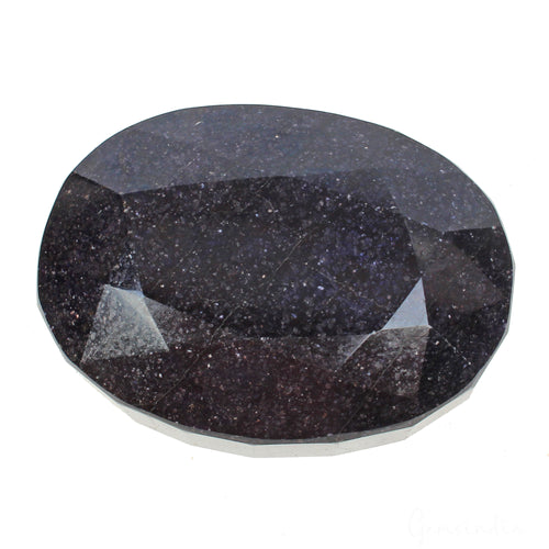 African Blue Sapphire Loose Gemstone, Color Enhanced — 88 x 64 x 44mm, 2590 Ct, Africa