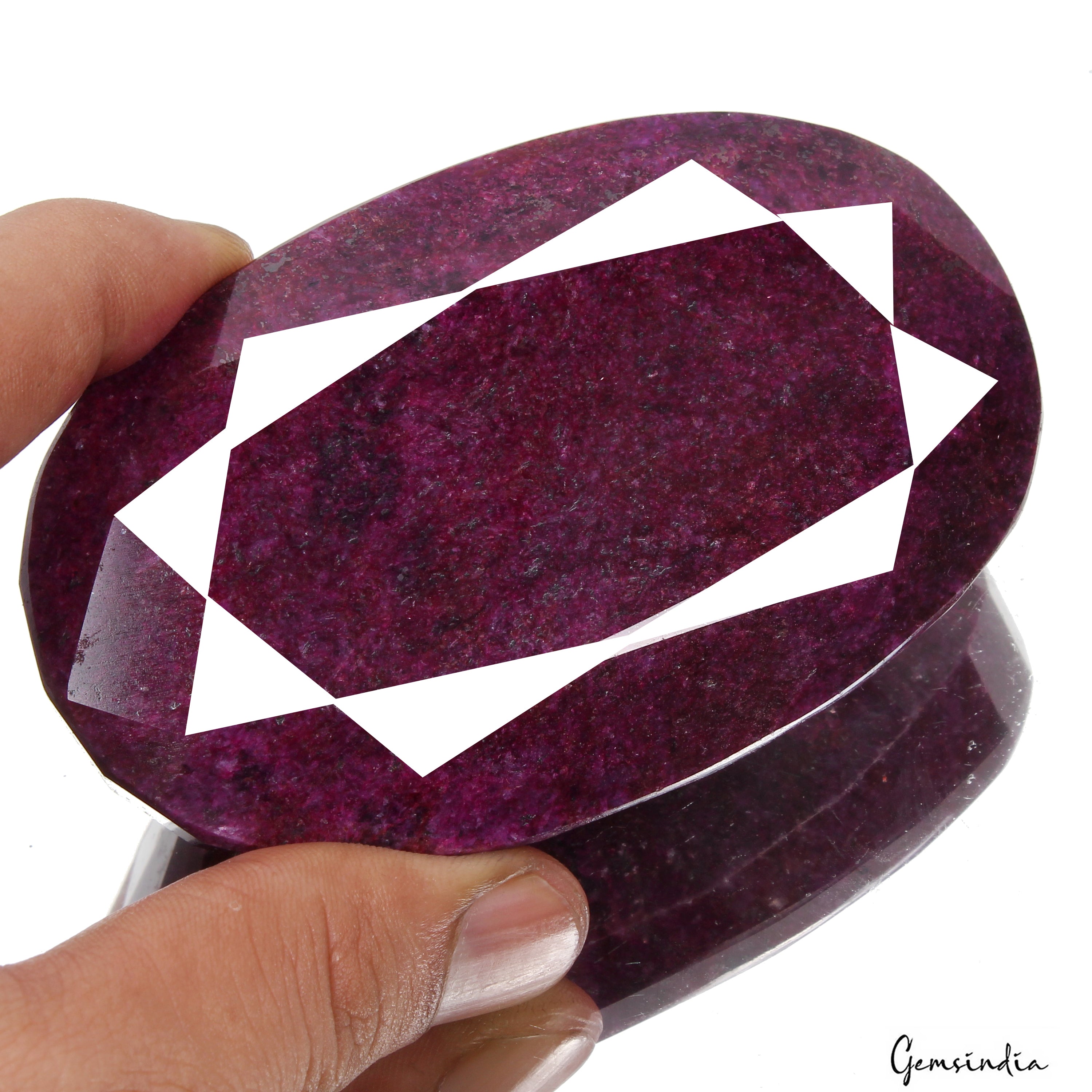 1950 Cts Natural African Pink Red Ruby Oval Cut Huge Size Loose Museum Size Gem