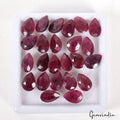 Ruby Lot, Loose Gemstone, Color Enhanced, Red — 24 Pieces, 11mm to 12mm, 113.60 Ct, Madagascar