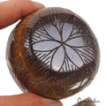 1580 Ct Natural Untreated Brown Red Tiger Eye Round Carving Earth Mined Gemstone
