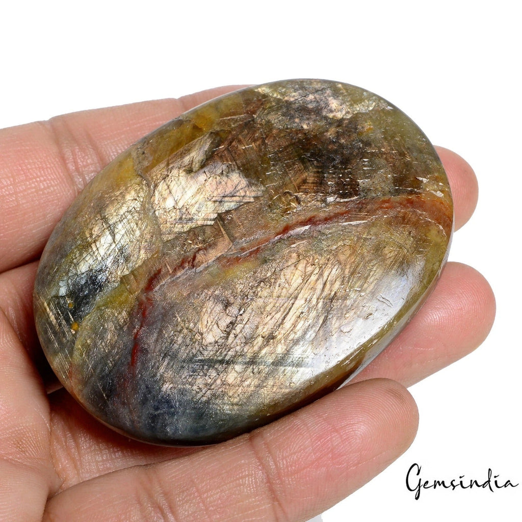 750 Ct Natural Untreated Brown Sapphire Oval Cab Earth Mined Huge Loose Gemstone