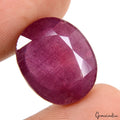 Certified 17 Cts Natural Mozambique Heated Red Ruby Oval Cut Loose Gem For Ring