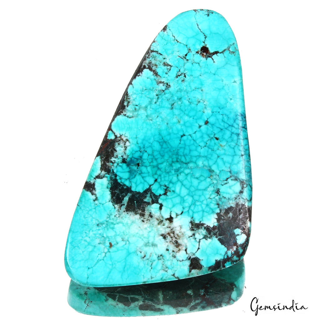106.50 Ct Natural Arizona Blue Turquoise Fancy Cab Loose Gems From United State