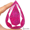 1340 Cts Natural Top Rose Pink Ruby Pear Faceted Loose Huge Size Gem-92x62x29mm