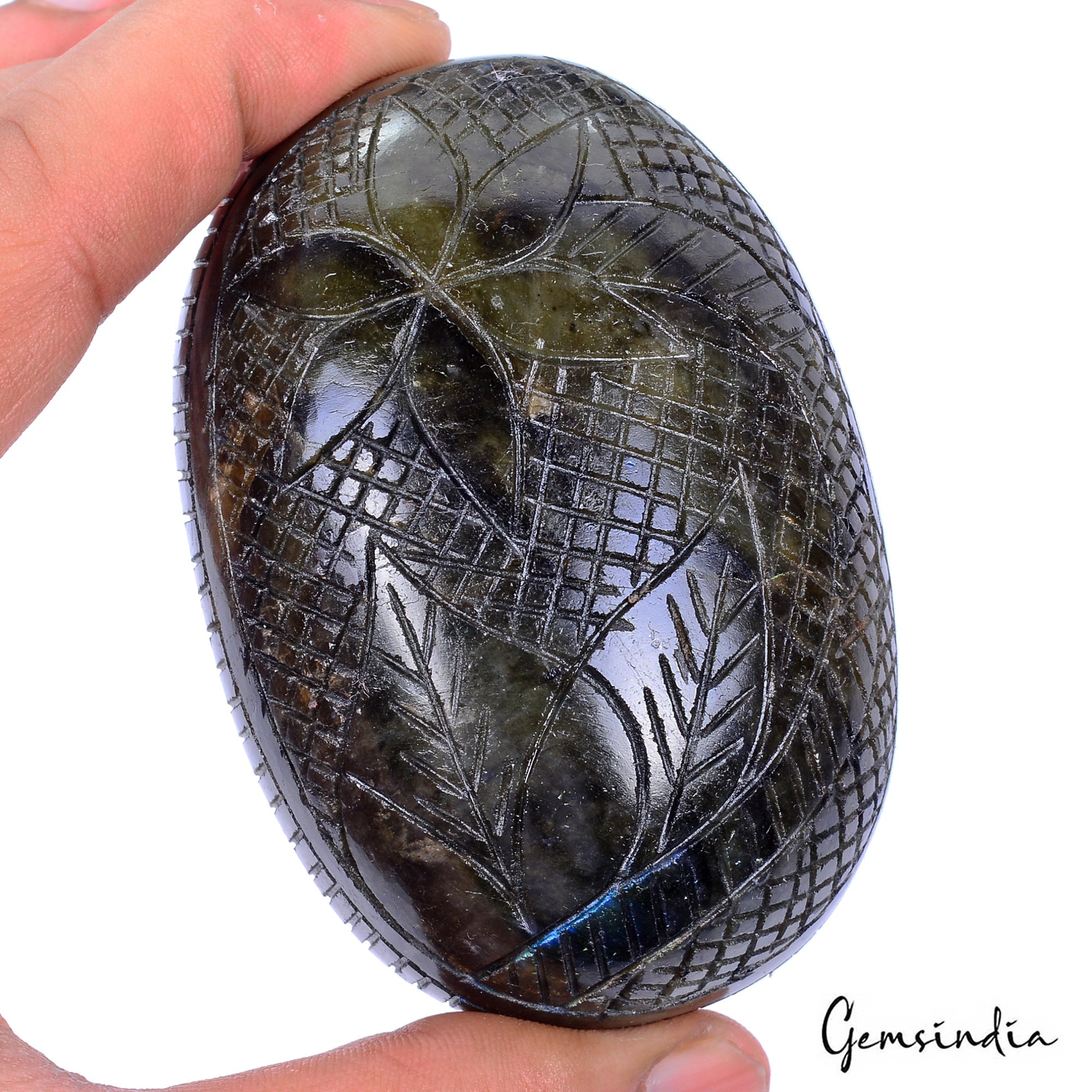 1260 Ct Natural Untreated Labradorite Oval Carving Earth Mined Huge Loose Gems