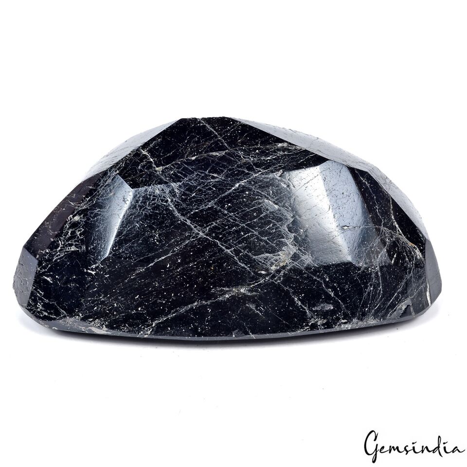 Natural Black Tourmaline 4350 Ct Rare Oval Cut Museum Size Top Grade Gemstone