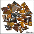 2500 Ct/28Pcs Natural Untreated Iron Tiger Eye Fancy Cab Loose Wholesale Gem Lot