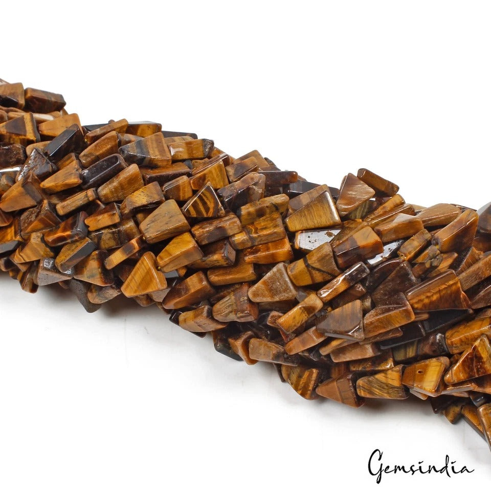 Tiger Eye Beaded Strand, Untreated — 6mm to 12mm, 2500 Ct, Madagascar